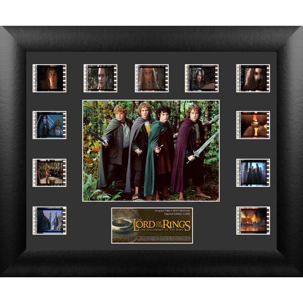 Featuring 35 mm Film Clip with Easel Stand FilmCells 7” x 5” MiniCell Desktop Presentation Fellowship of the Ring 20th Anniversary The Lord of the Rings Officially Licensed Movie Collectible