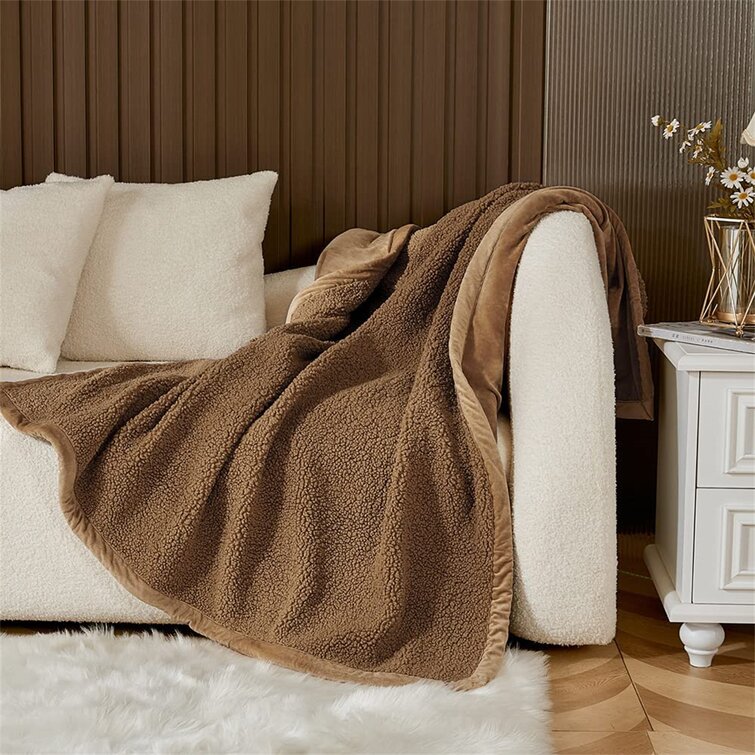 Quality Baby Pink Blue Blanket Soft Warm Fleece Toy bear Comforter pram cot bed