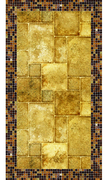 World Menagerie Maravilla Rectangle Plastic Vinyl Non Slip Geometric Shower Mat Reviews Wayfair
