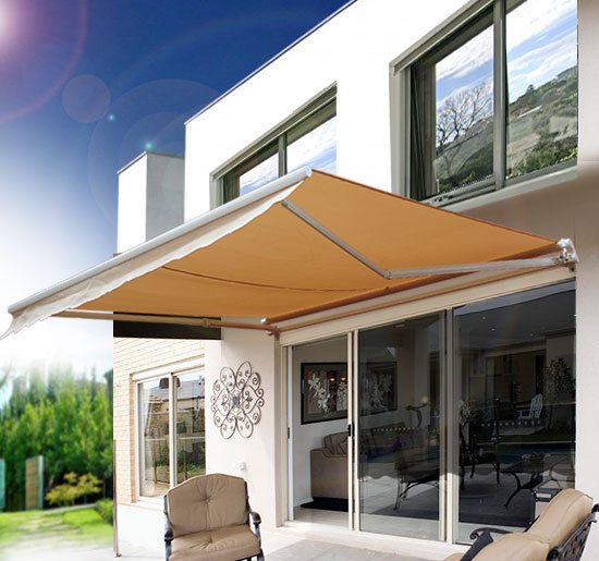 Outsunny 8 Ft W X 7 D Retractable Patio Awning Reviews Wayfair 8 Ft W X 7 D Retractable Patio Awning