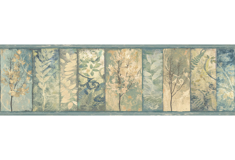 Ophelia Co Rubie Foliage 15 X 8 Floral 3d Embossed Border