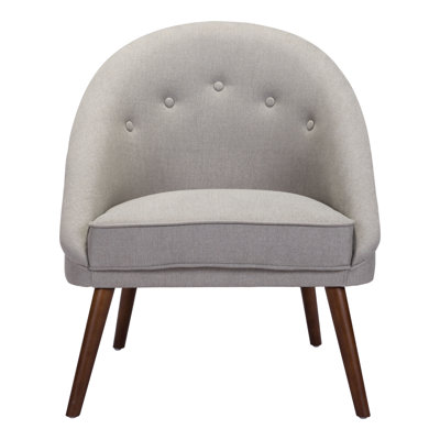 Langley Street Magnolia Barrel Chair Upholstery Light Gray Langley Street Magnolia Barrel Chair Upholstery Light Gray