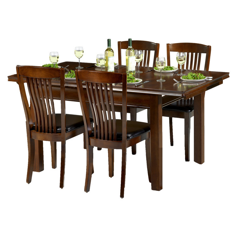 classicliving essgruppe alfred mit ausziehbarem tisch und 4 stuhlen bewertungen wayfair de
