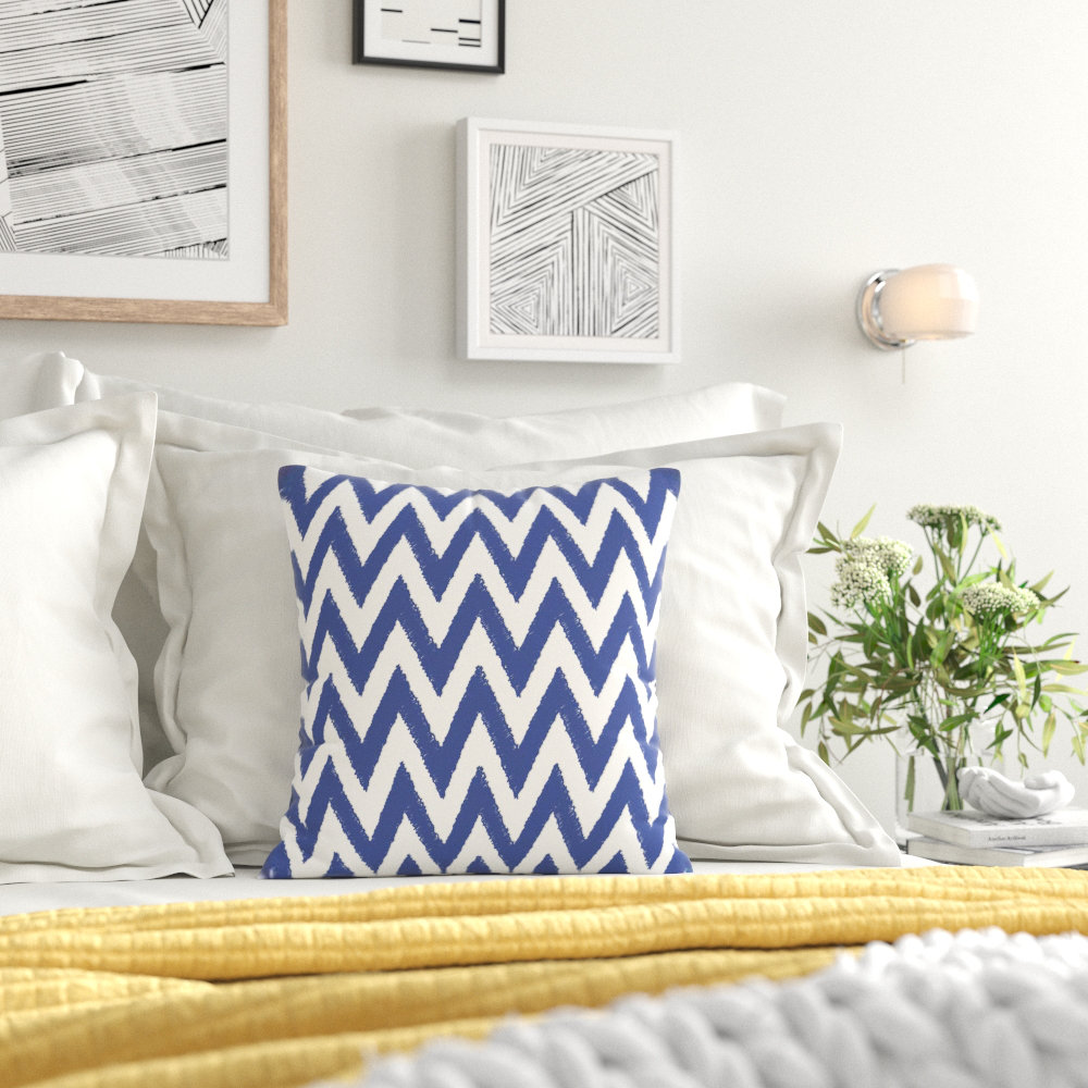 Ebern Designs Bering Zigzag Throw Pillow Wayfair