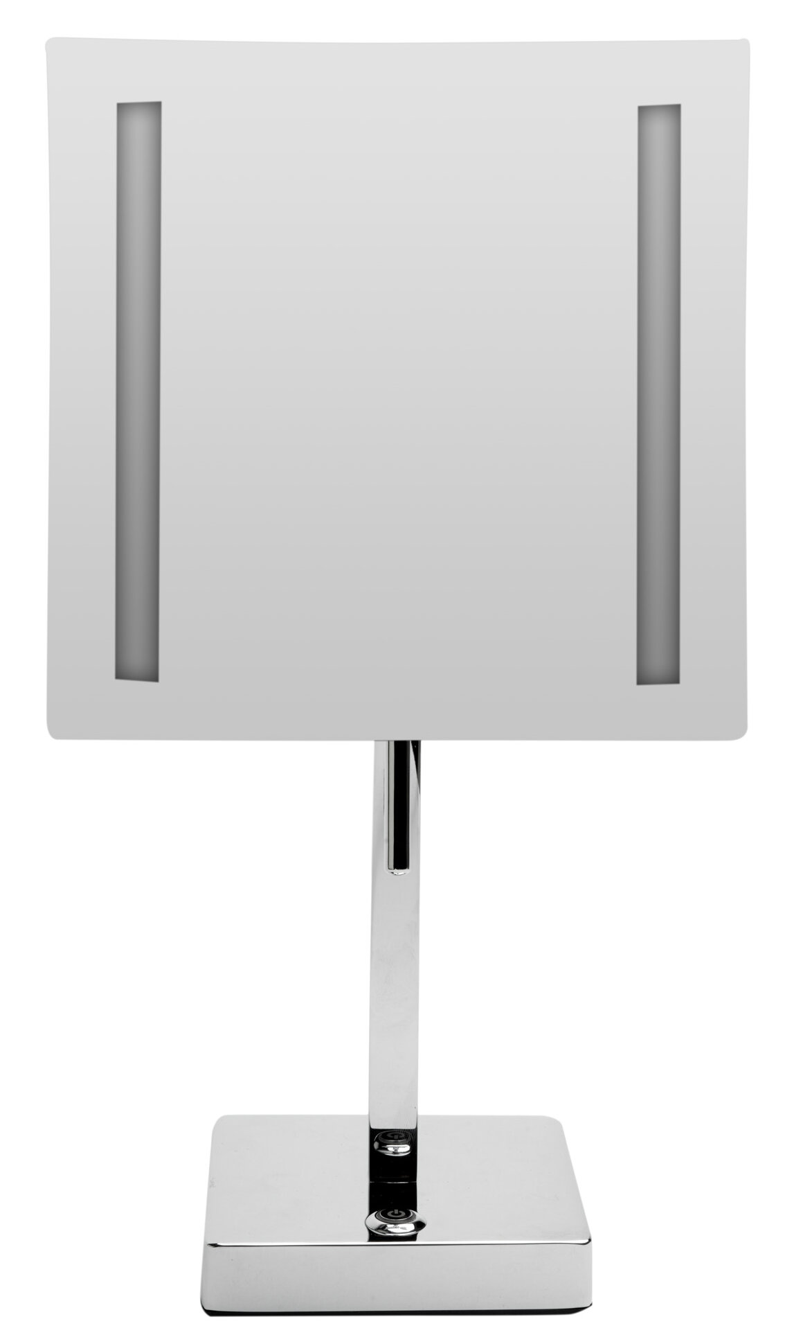Featured image of post Square Magnifying Mirror With Light - Smile 830 magnifying makeup mirror illuminated in chrome, with led light features: