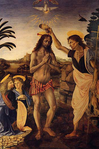 Buyenlarge Baptism Of Christ By Andrea De Verrocchio Painting