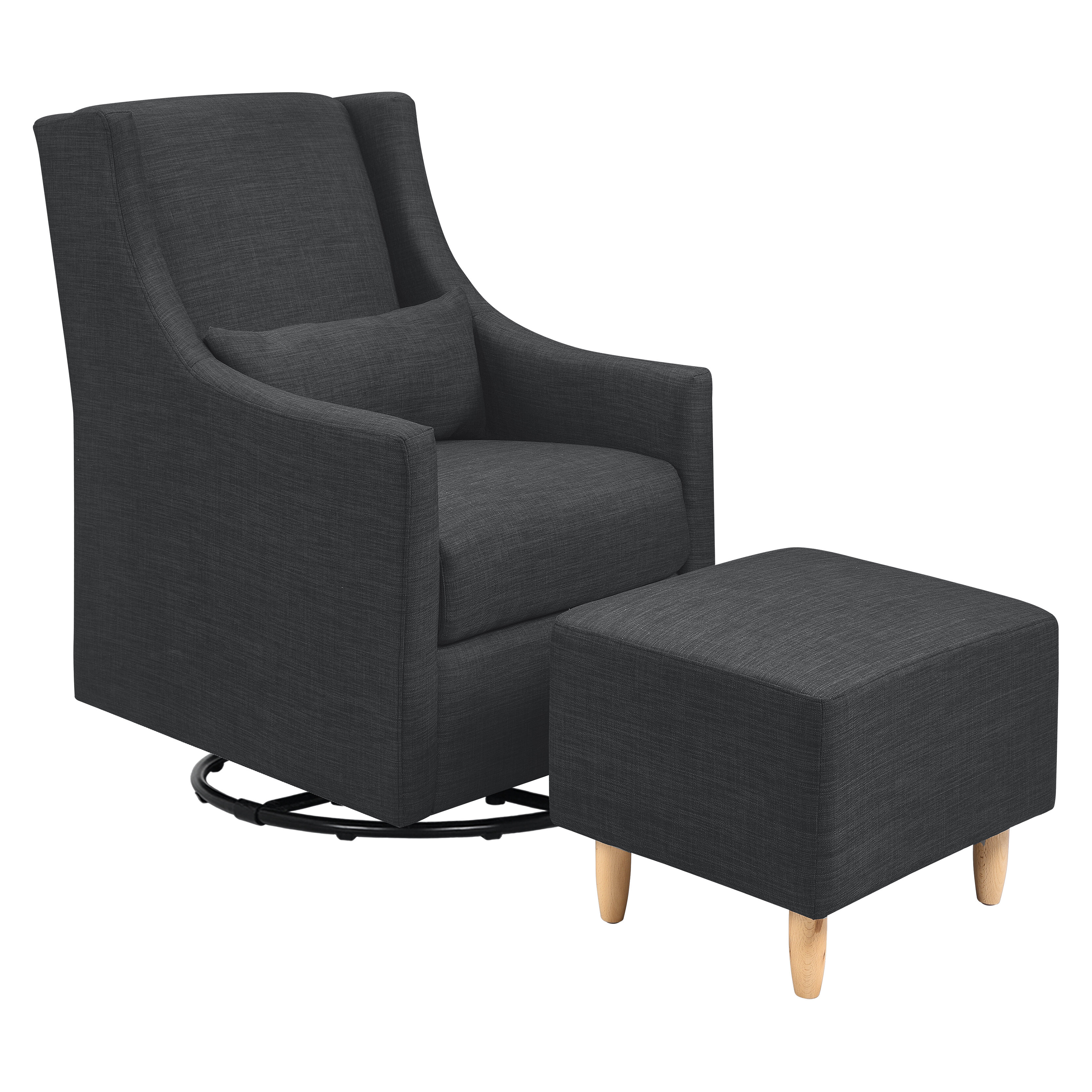 toco swivel glider and ottoman