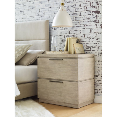 Adara 2 - Drawer Nightstand in Sandstone