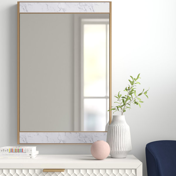 Round Marble Mirror Wayfair