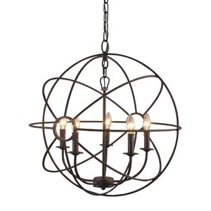 Padilla 5-Light Candle-Style Chandelier