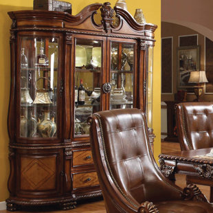 Go to store & view more images Wendel Lighted China Cabinet by Astoria Grand