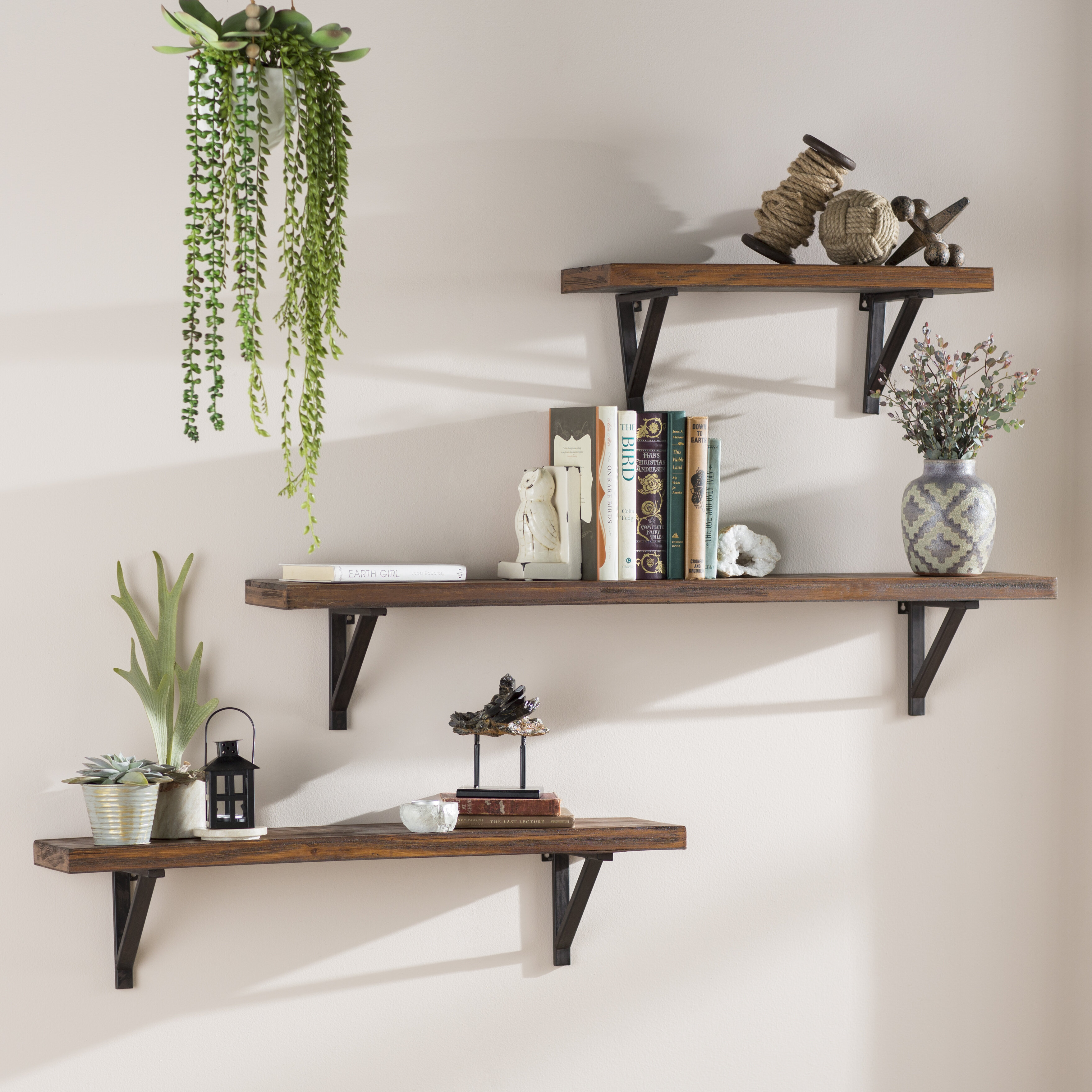 Union Rustic Clapham 3 Piece Shelf Set & Reviews | Wayfair.co.uk