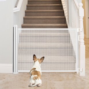 retractable dog gate for stairs