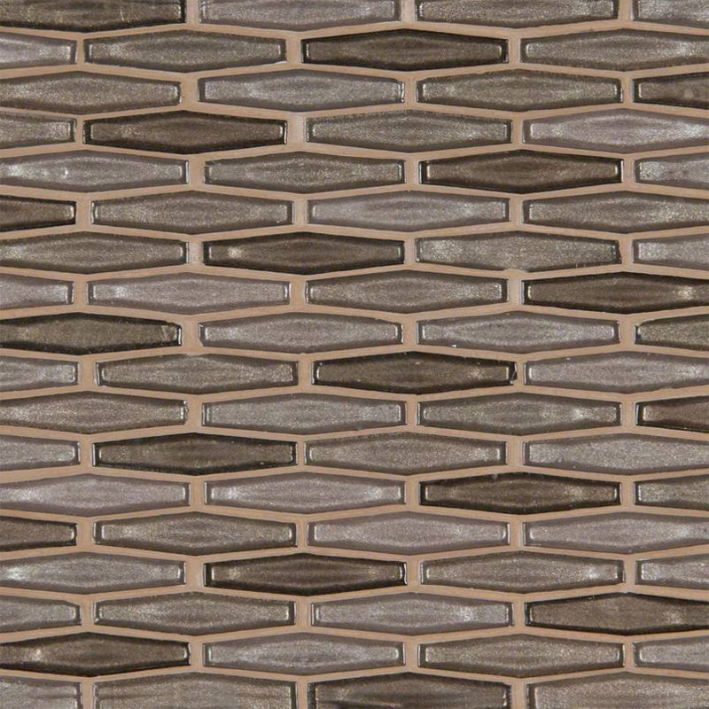 Msi Champagne Estate Gl Mosaic Tile In Brown Wayfair Champagne Estate Gl Mosaic Tile In Brown