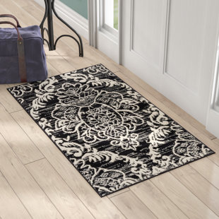 Check Prices Cherwell Damask Trellis Loom Black Indoor Area Check Prices Cherwell Damask Trellis