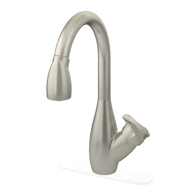 Moscato Pull Out Kitchen Faucet Symmons Finish Satin Nickel