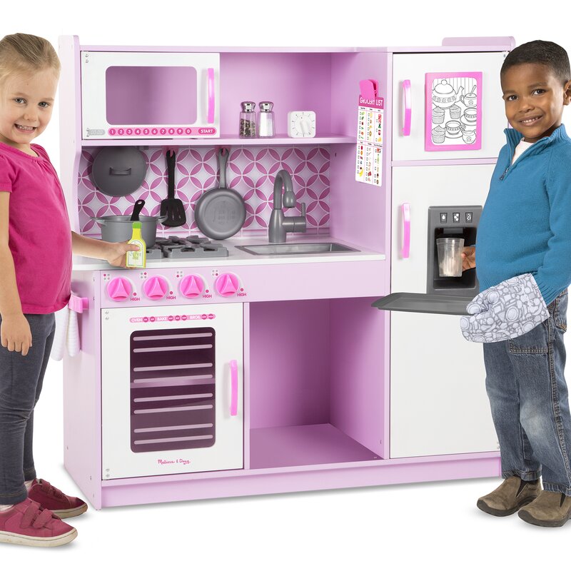 melissa and doug pink kitchen