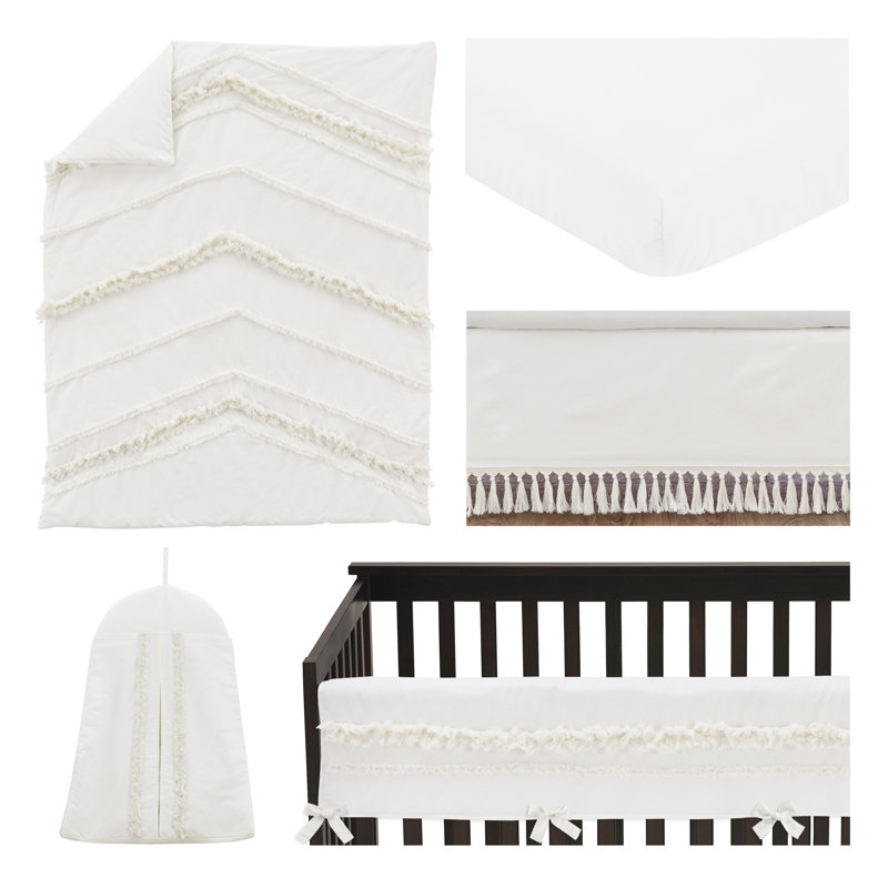 off white crib bedding