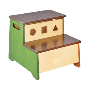 See and Store Guidecraft Step Stool with Storage by Guidecraft