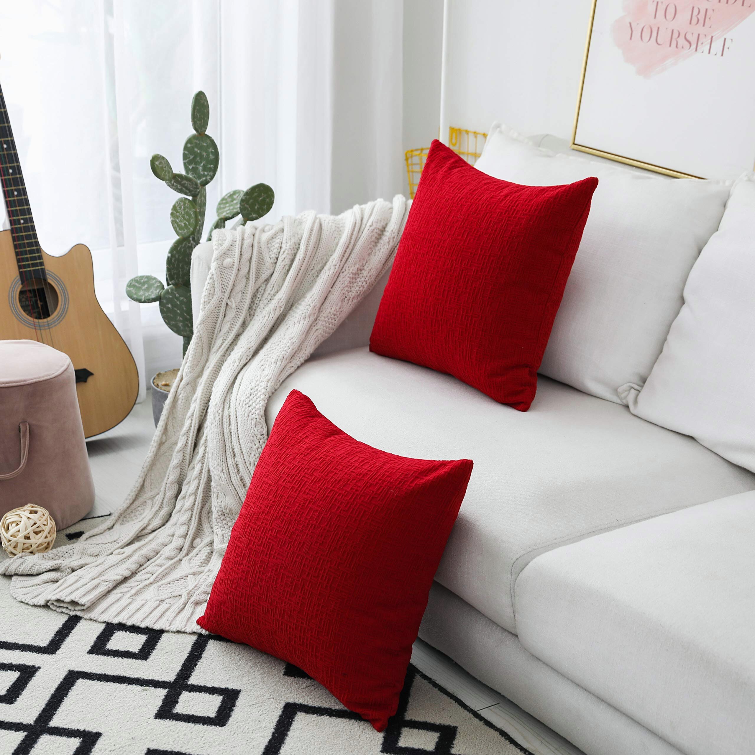 30cm X 50cm Pillow Case Luxury Cushions Cases Waterproof Bedroom Garden Sofa Car 