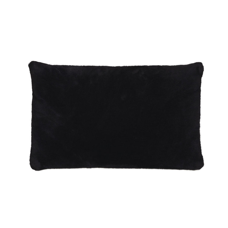 faux fur rectangle pillow