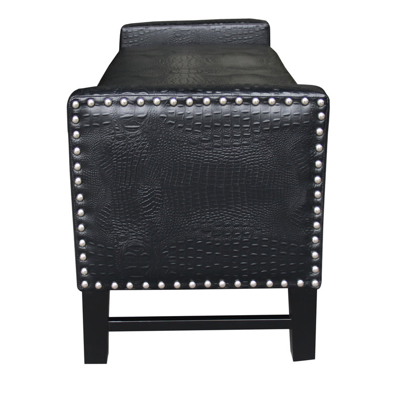 Darby Home Co Vandalia Faux Leather Flip Top Storage Bench Reviews Wayfair