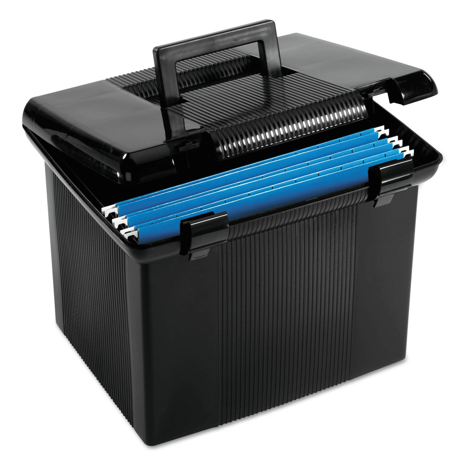 Details about   Storex Portable File Box with Organizer Lid Letter... 17.13 x 9.63 x 11 Inches 