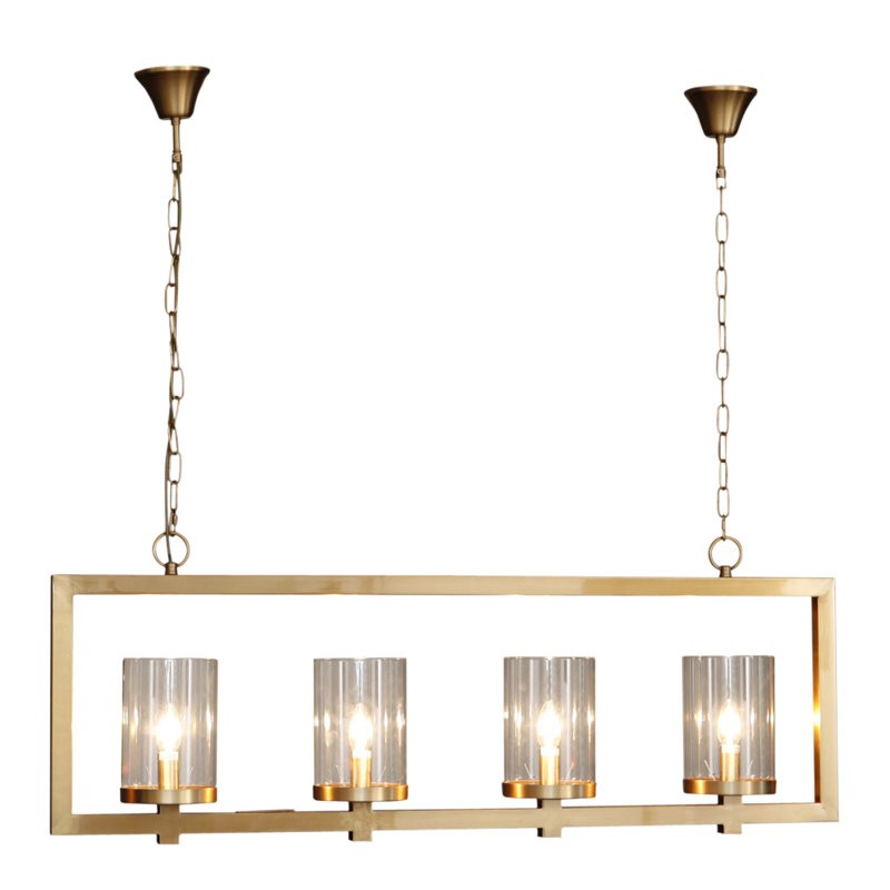Ivy Bronx Gruenwald 4 Light Kitchen Island Linear Pendant Wayfair
