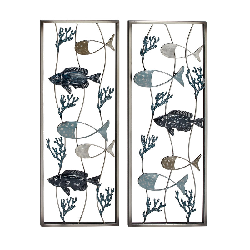 2 Piece Metal Wall Décor Set 2 Piece Metal Wall Décor Set