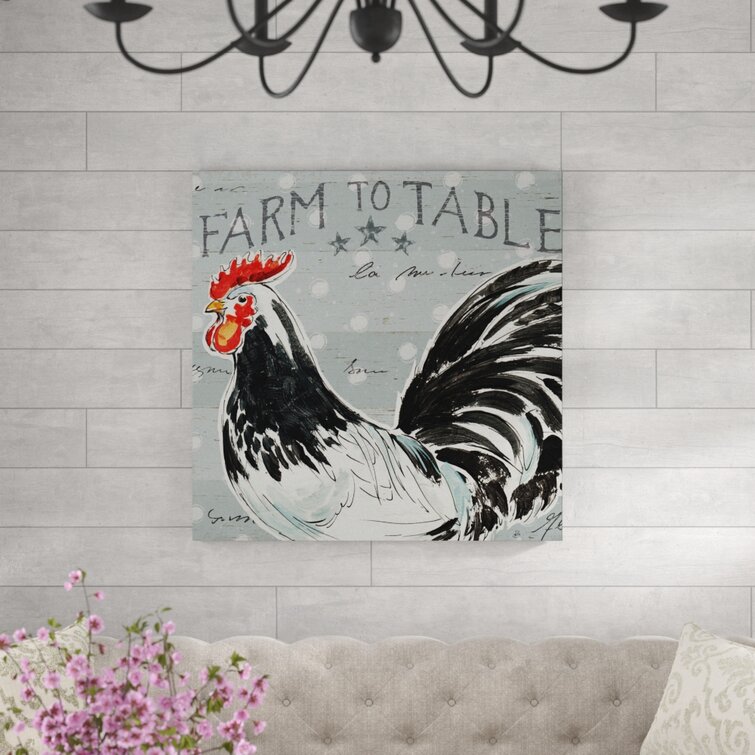 Gracie Oaks Roosters Call III by Daphne Brissonnet - Unframed Print on ...