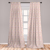 Mint And Coral Curtains Wayfair Ca
