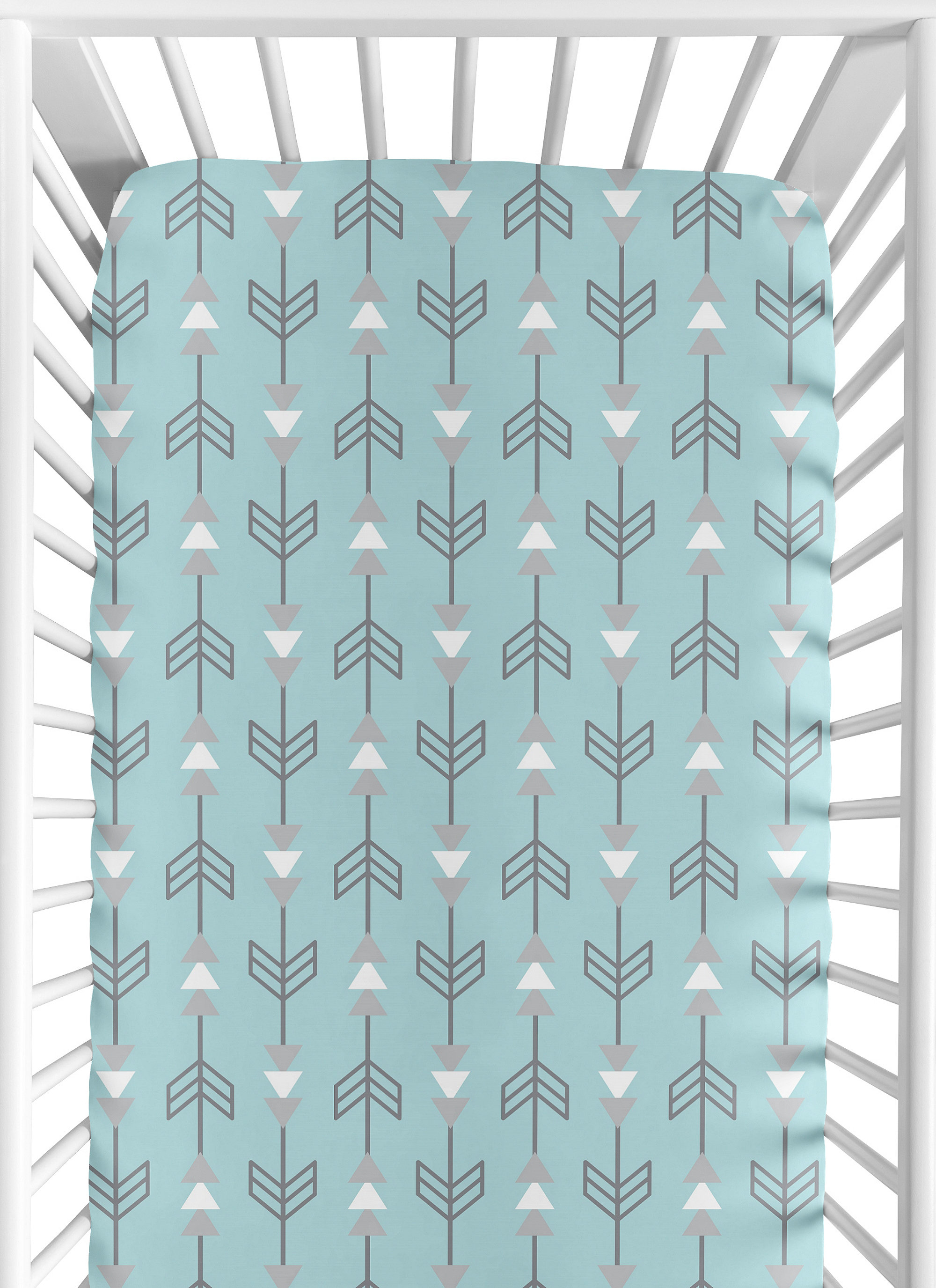 dark teal crib sheet