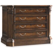 Hooker Furniture Sorella 2-Drawer Lateral File in Light Antique Taupe