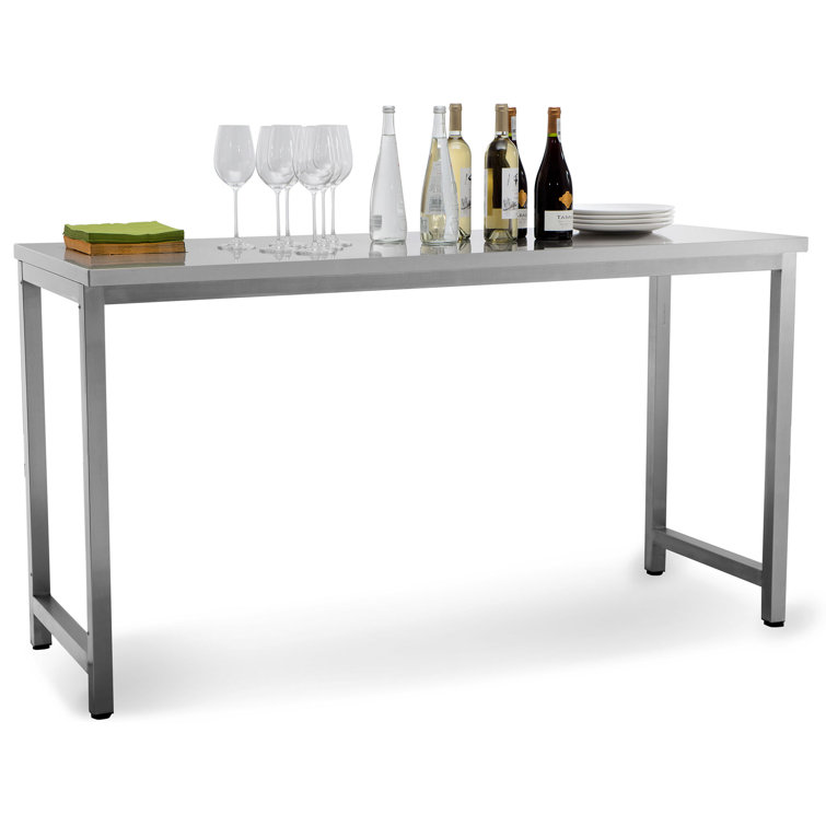 Outdoor Kitchen Prep Table Free Standing Bar Center