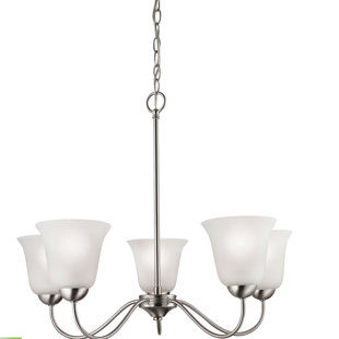 Go to store & view more images Ashtyn 5-Light Shaded Chandelier by Charlton Home