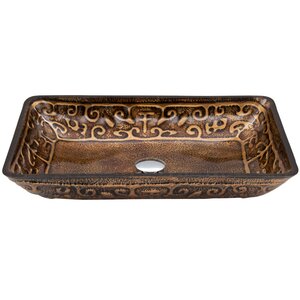 Rectangular Vessel Bathroom Sink