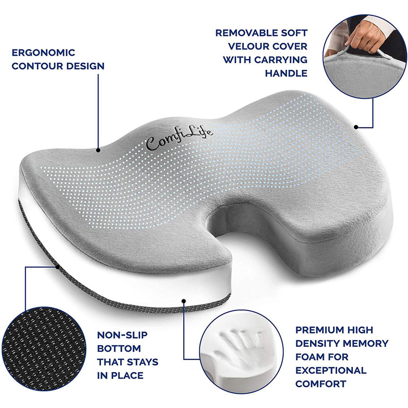 ergonomic seat cushion