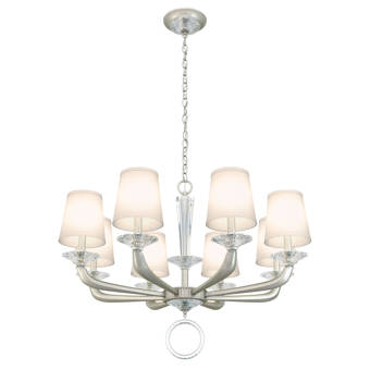 Schonbek Bella Rose 10 Light Candle Style Drum Chandelier With Crystal Accents Wayfair