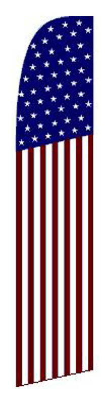 Neoplex American 50 Stars Polyester 138 X 30 In Feather Banner Wayfair