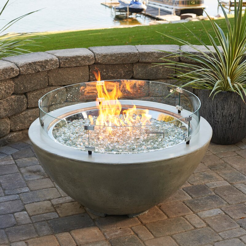 The Outdoor Greatroom Company Cove Concrete Propane Natural Gas