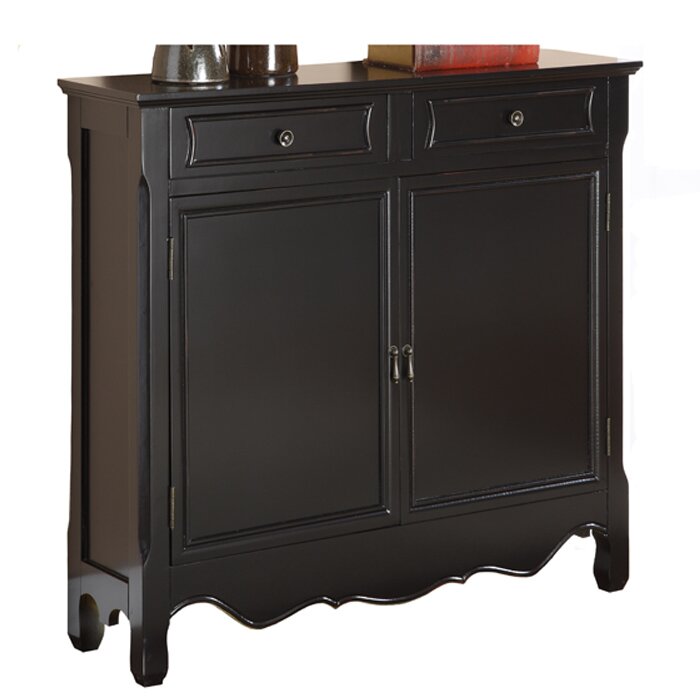 darby home co dirk 2 door console table accent cabinet & reviews