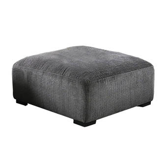 Rosalind Wheeler Freddy Faux Bois Ottoman Wayfair