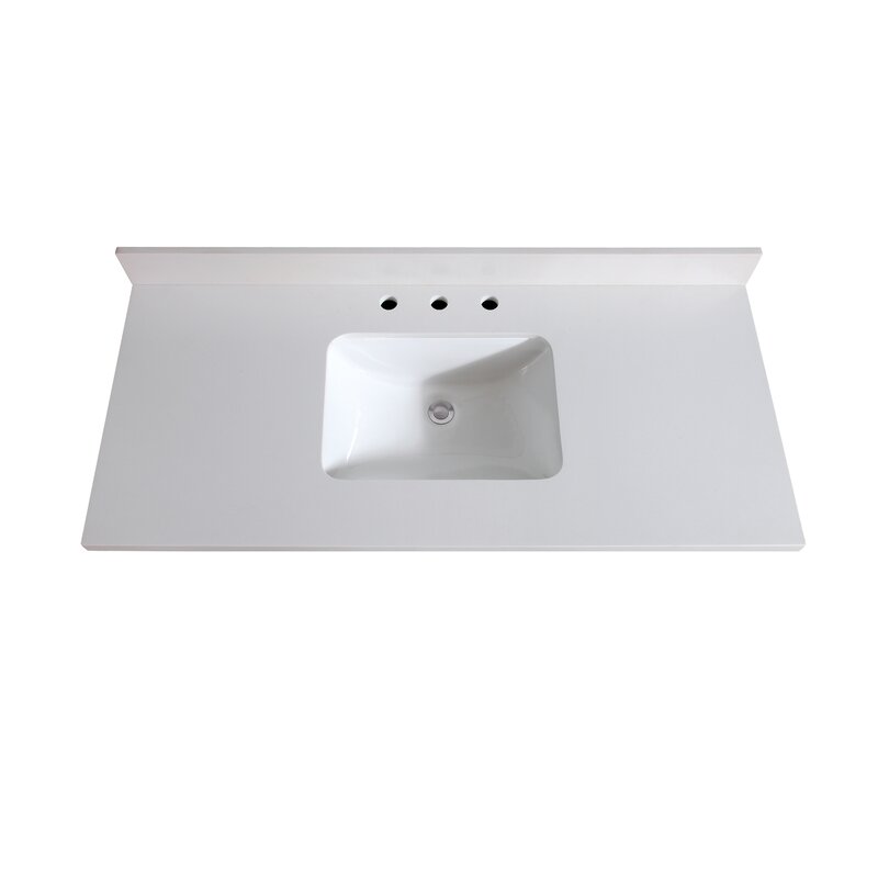 Avanity Quartz 49 Single Bathroom Vanity Top Wayfair