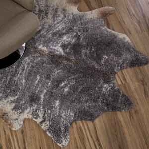 Hand-Tufted Gray Area Rug