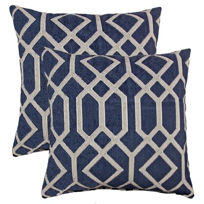 The Pillow Collection Ilayda Solid Throw Pillow Cover Dark 