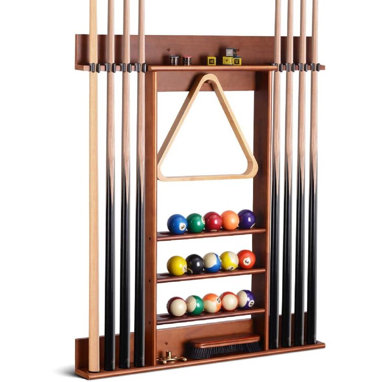 Cue Rack Only 8 Pool Cue Billiard Stick Holder Floor Stand Rack Set Table Acce 