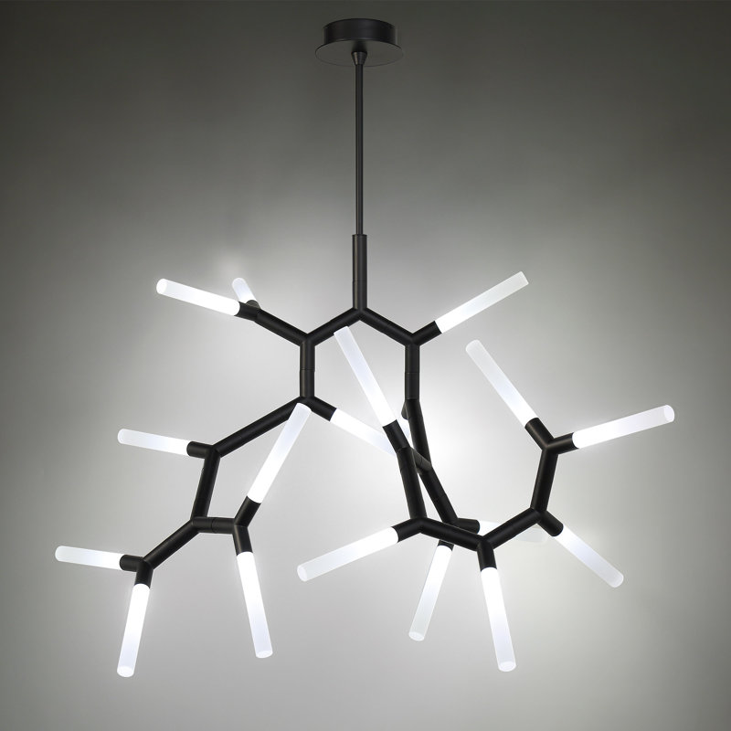 Modern Forms Kryptonite 18 Light Unique Geometric Led Chandelier Wayfair