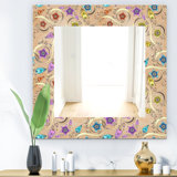 Chloe Floral Mirror Wayfair Ca