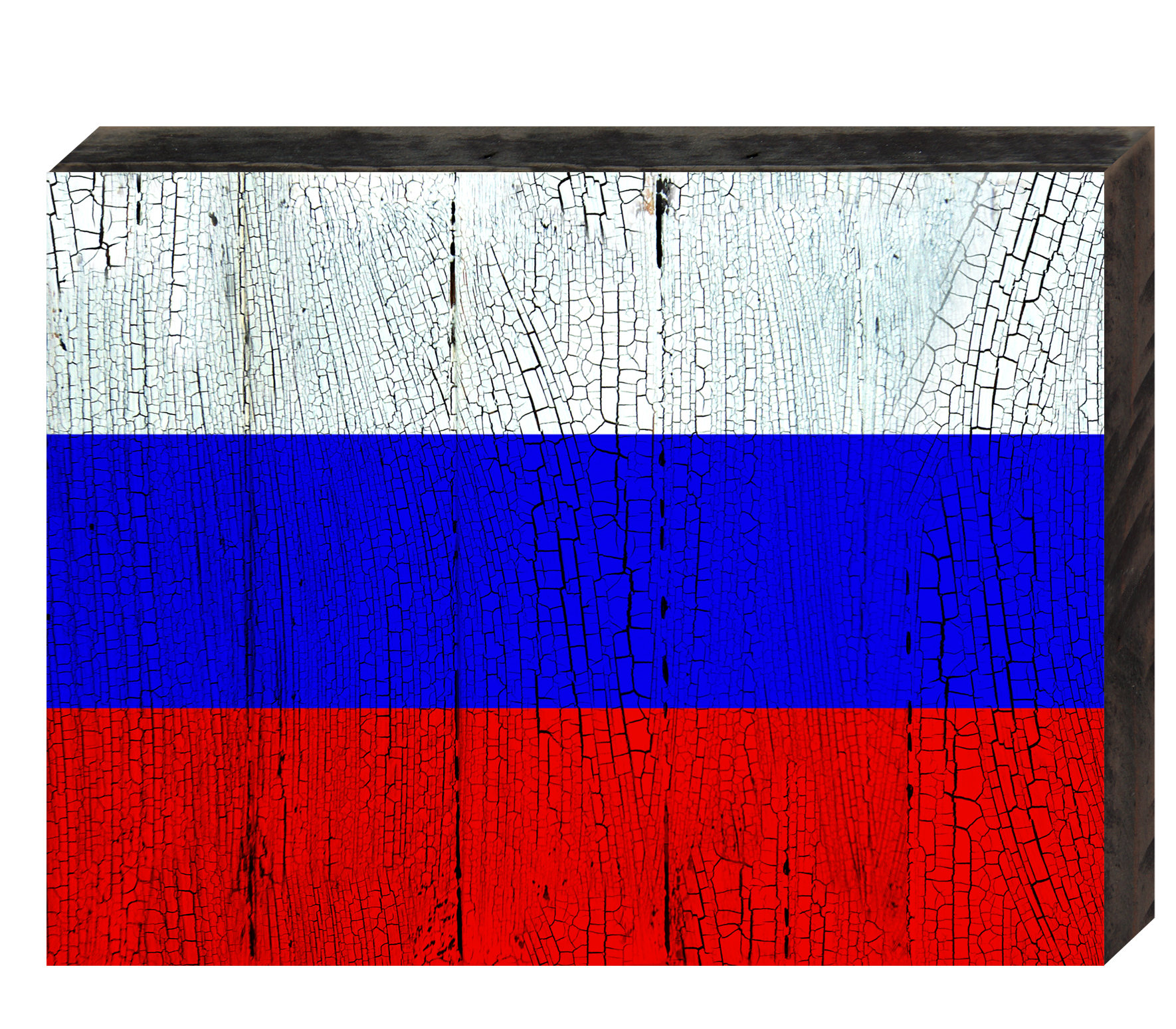 Designocracy Flag Of Russia Rustic Wooden Wall Decor Wayfair