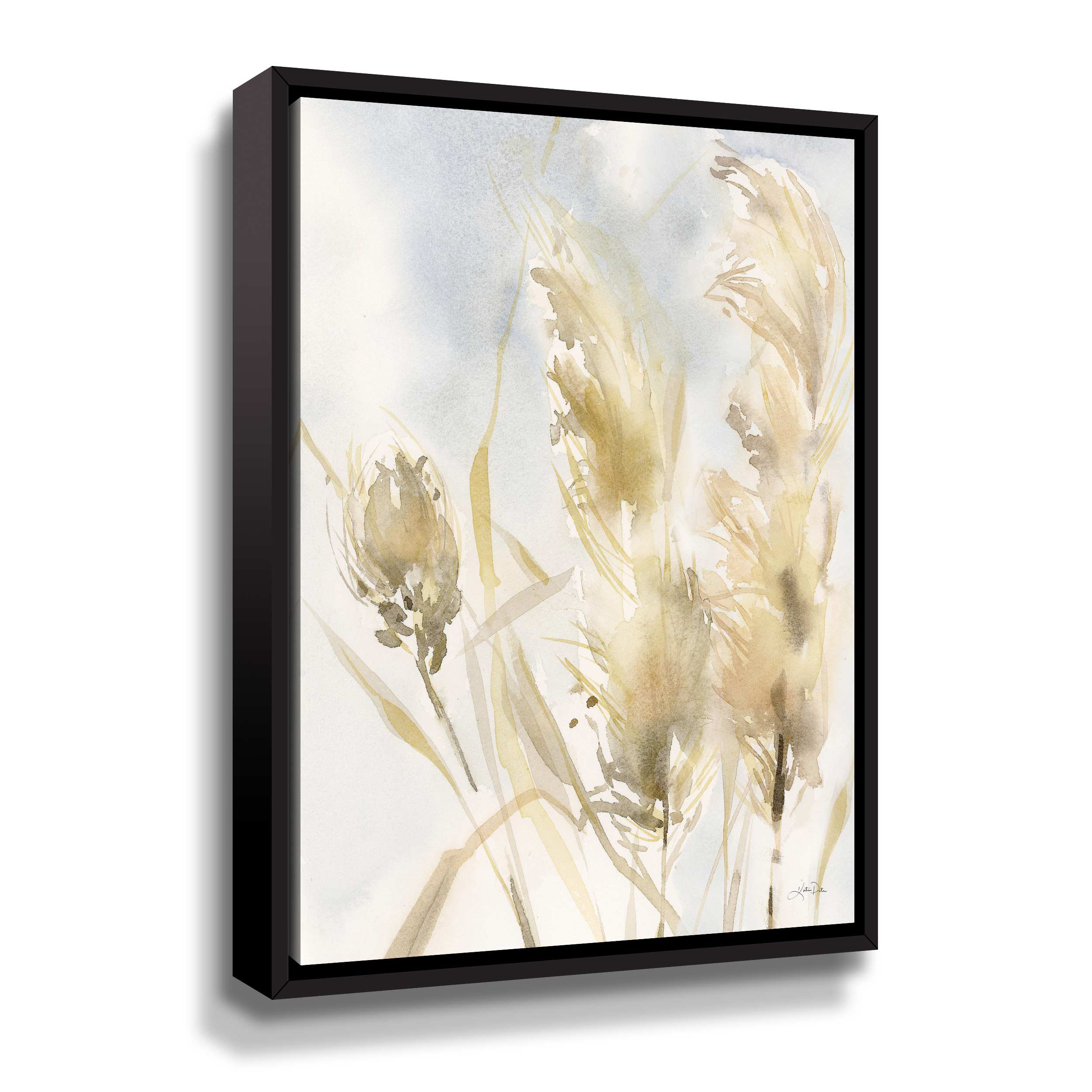 Winston Porter Pampas Grasses III Pampas Grasses III - Floater Frame ...